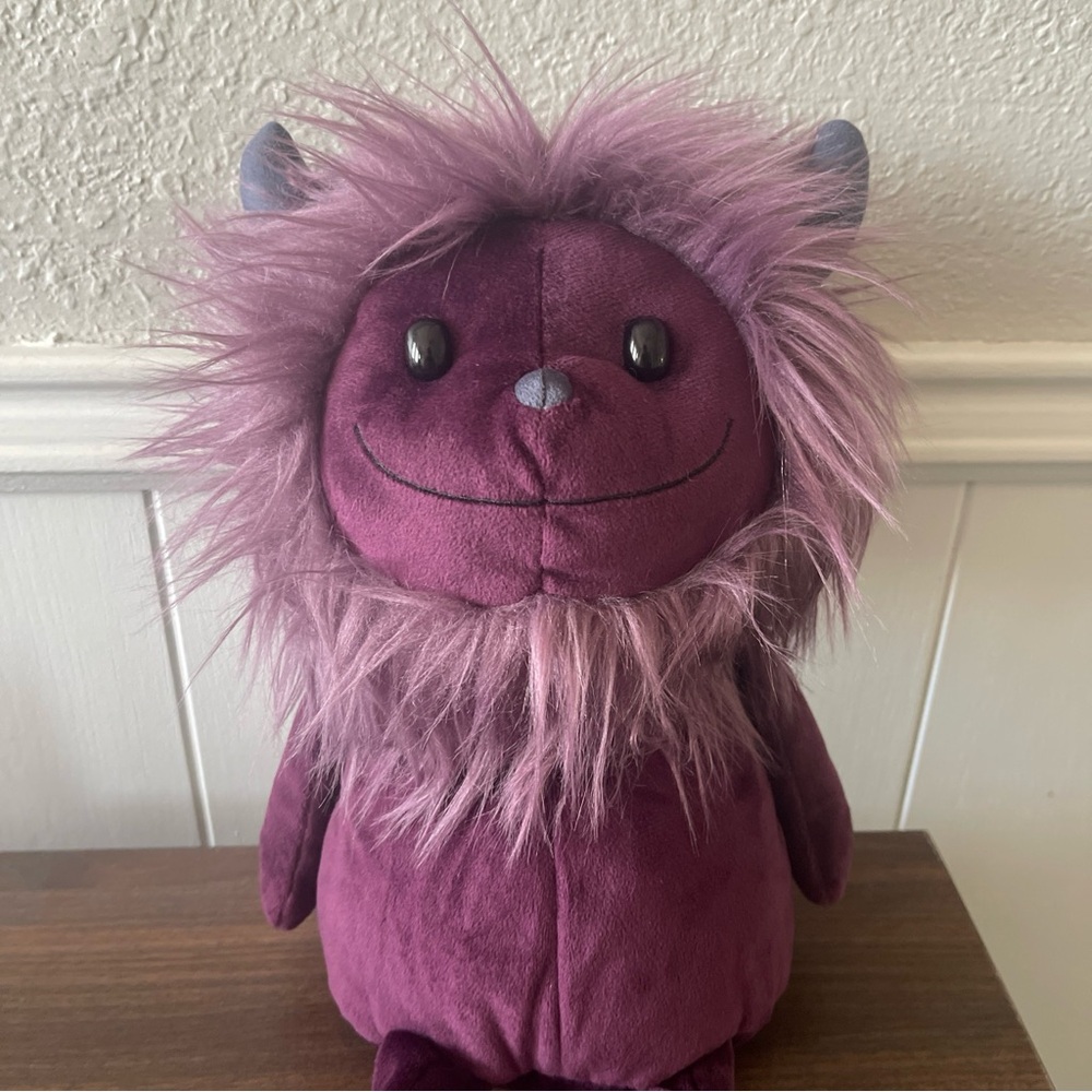 New With Tags Jellycat Gibbles Monster Purple Stuffed Animal Plush 17” Rare
